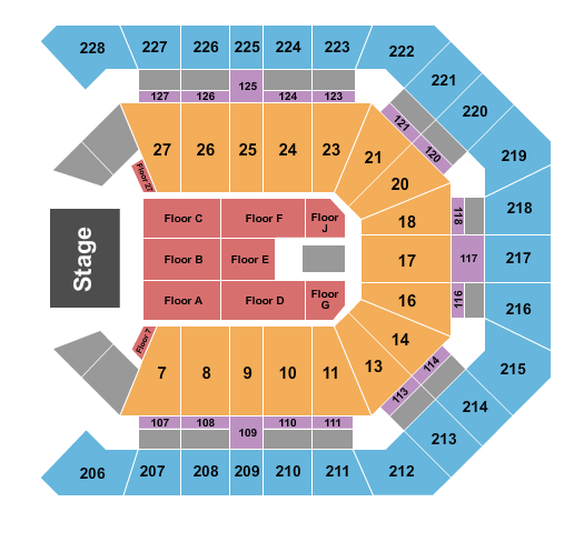 MGM Grand Garden Arena Alejandro Fernandez Seating Chart