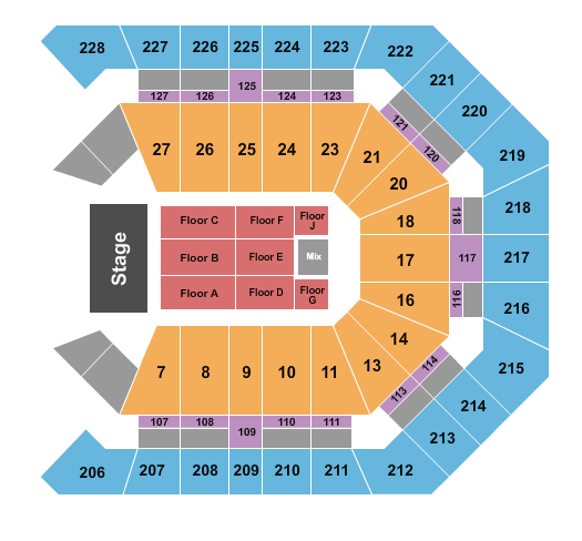 MGM Grand Garden Arena Alejandro Fernandez Seating Chart